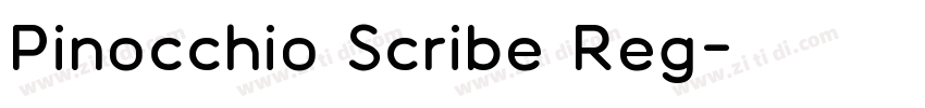Pinocchio Scribe Reg字体转换 Pinocchio Scribe Reg字体转换